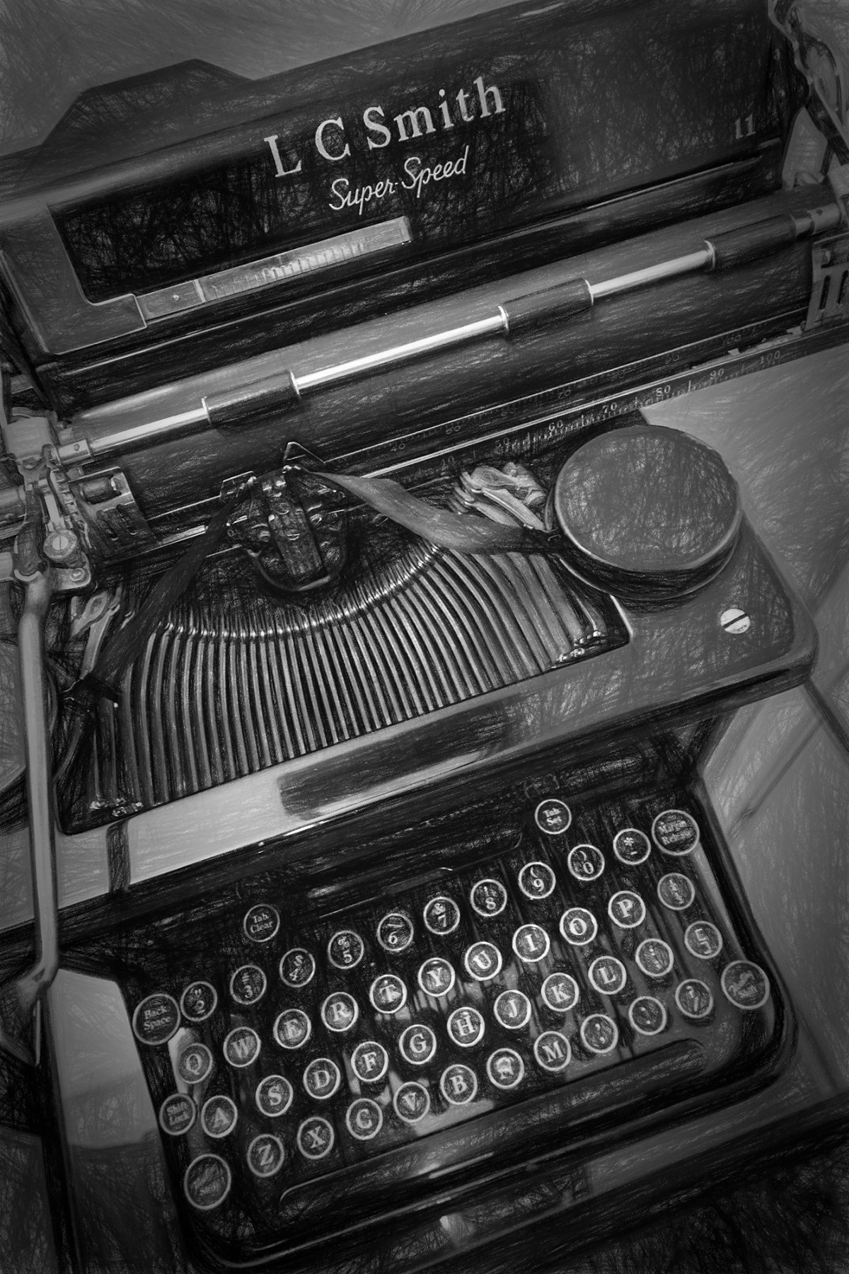 Writing Machine. Hotel Boulderado, Boulder, Colorado, 2016
