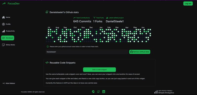 Daniel Steele Junior React Developer - Classic Mountain Design - 8K
