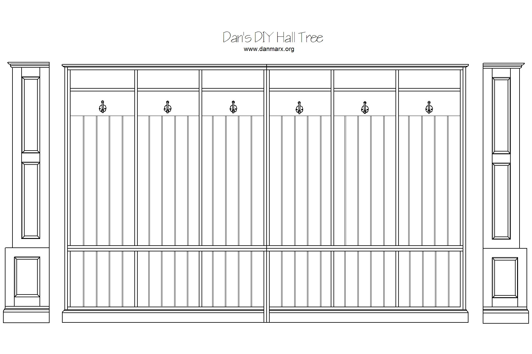 The Ultimate DIY Hall Tree | blog for whoever