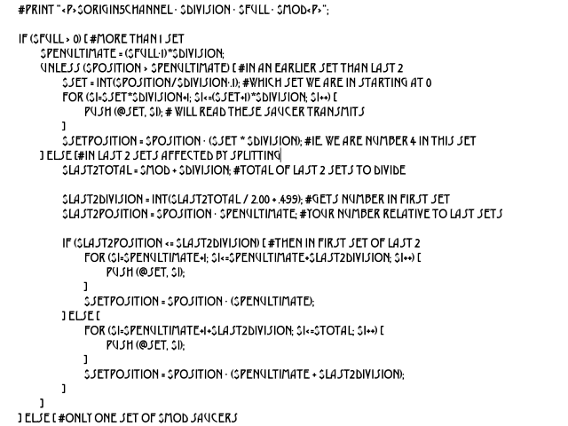 programming code as a picture