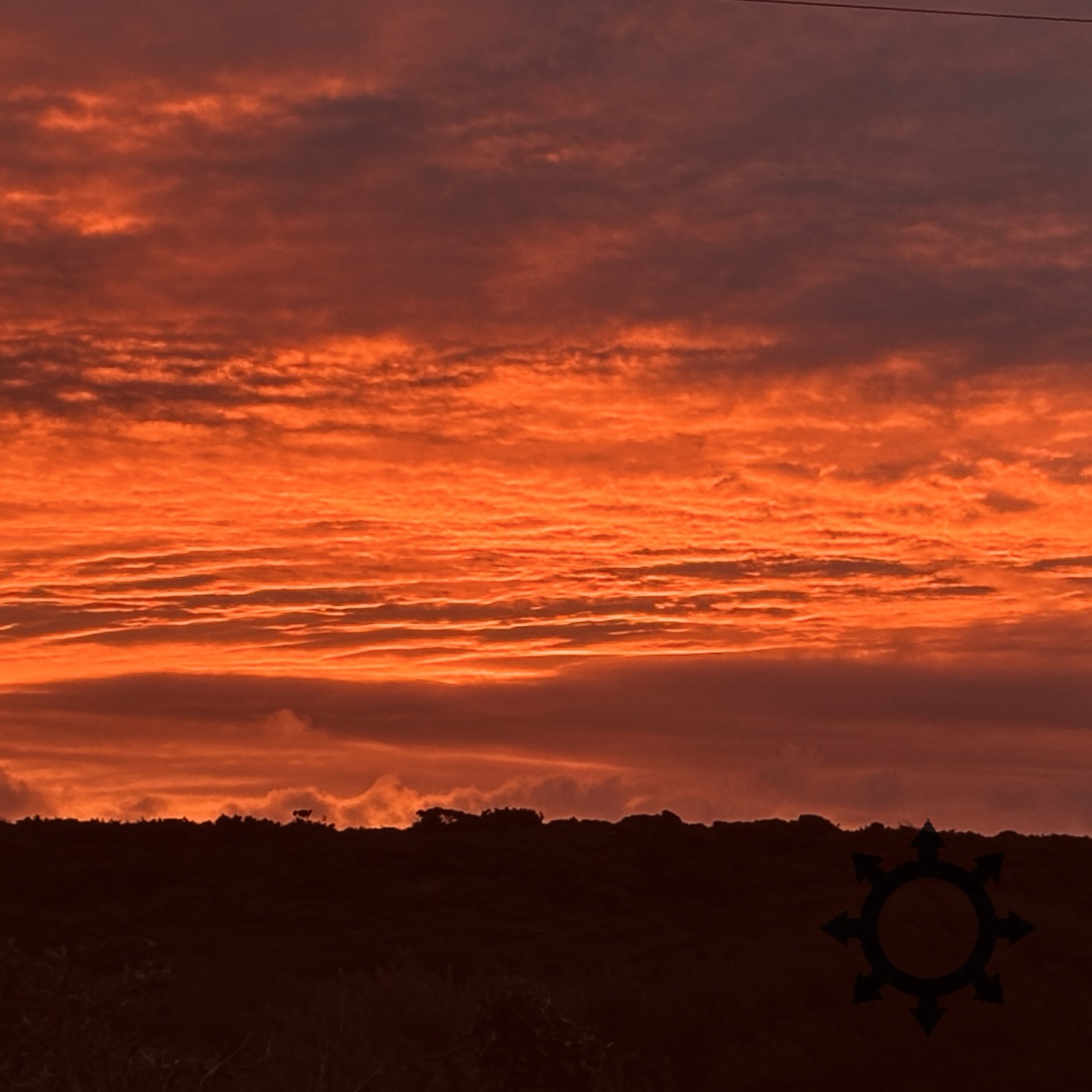 Deep Red Sunrise