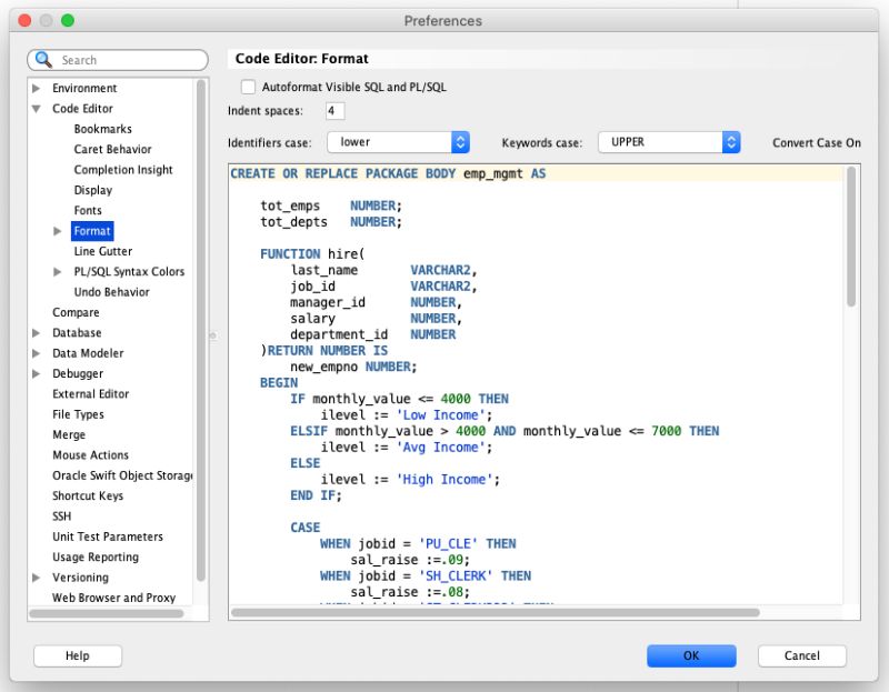 How To Use The Sql Developer Format Sql Options - Desktop Mountain Wallpapers for Desktop