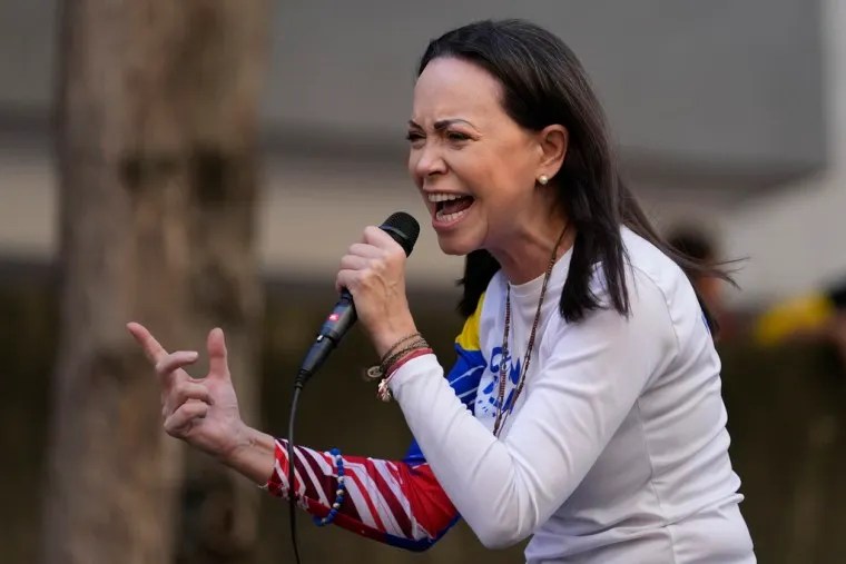 María Corina Machado llama a la desobediencia ante la crisis venezolana y el régimen de Maduro
