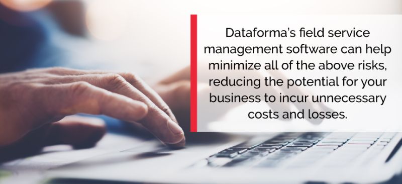 Reducing Risk With Dataforma Field Service Management Software - Premium Light Photo Gallery - Mobile