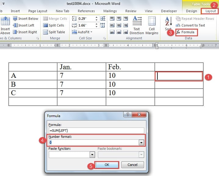 How To Insert Copied Cells In Word Table