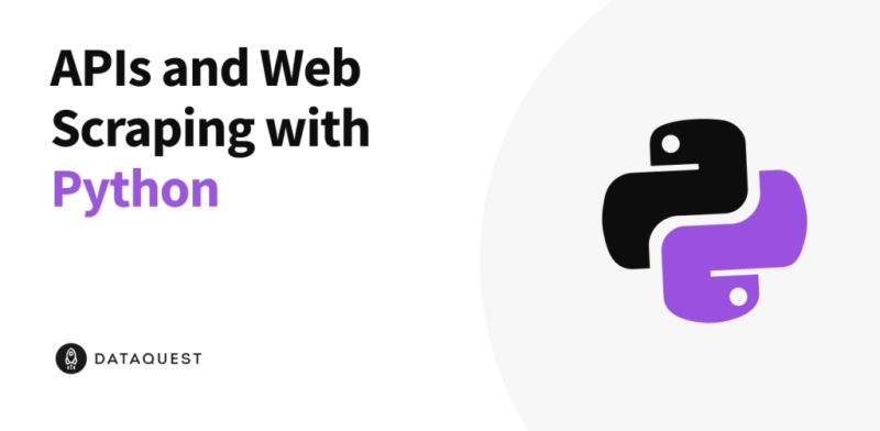 Apis And Web Scraping In Python For Data Science Dataquest - Premium Dark Pattern Gallery - 8K