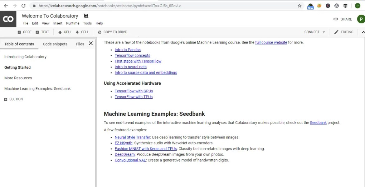 Free Cloud GPU Server - Colaboratory