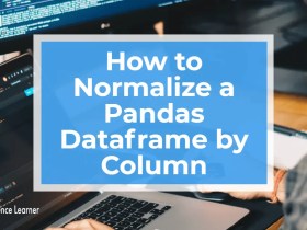 How to Normalize a Pandas Dataframe by Column featured image