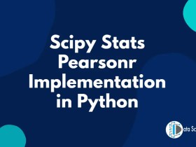 Scipy Stats Pearsonr Implementation in Python