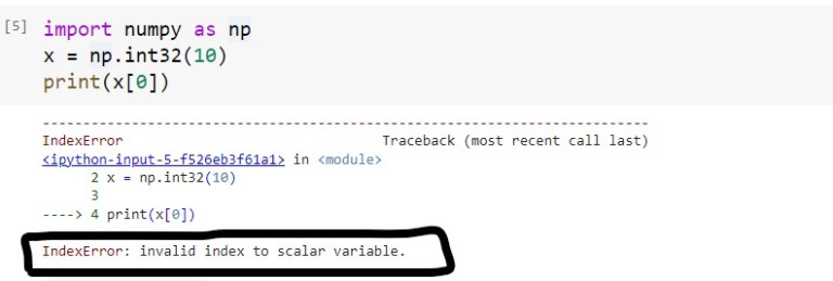 IndexError: invalid index to scalar variable ( Solved )