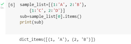 AttributeError: list object has no attribute items ( Solved )