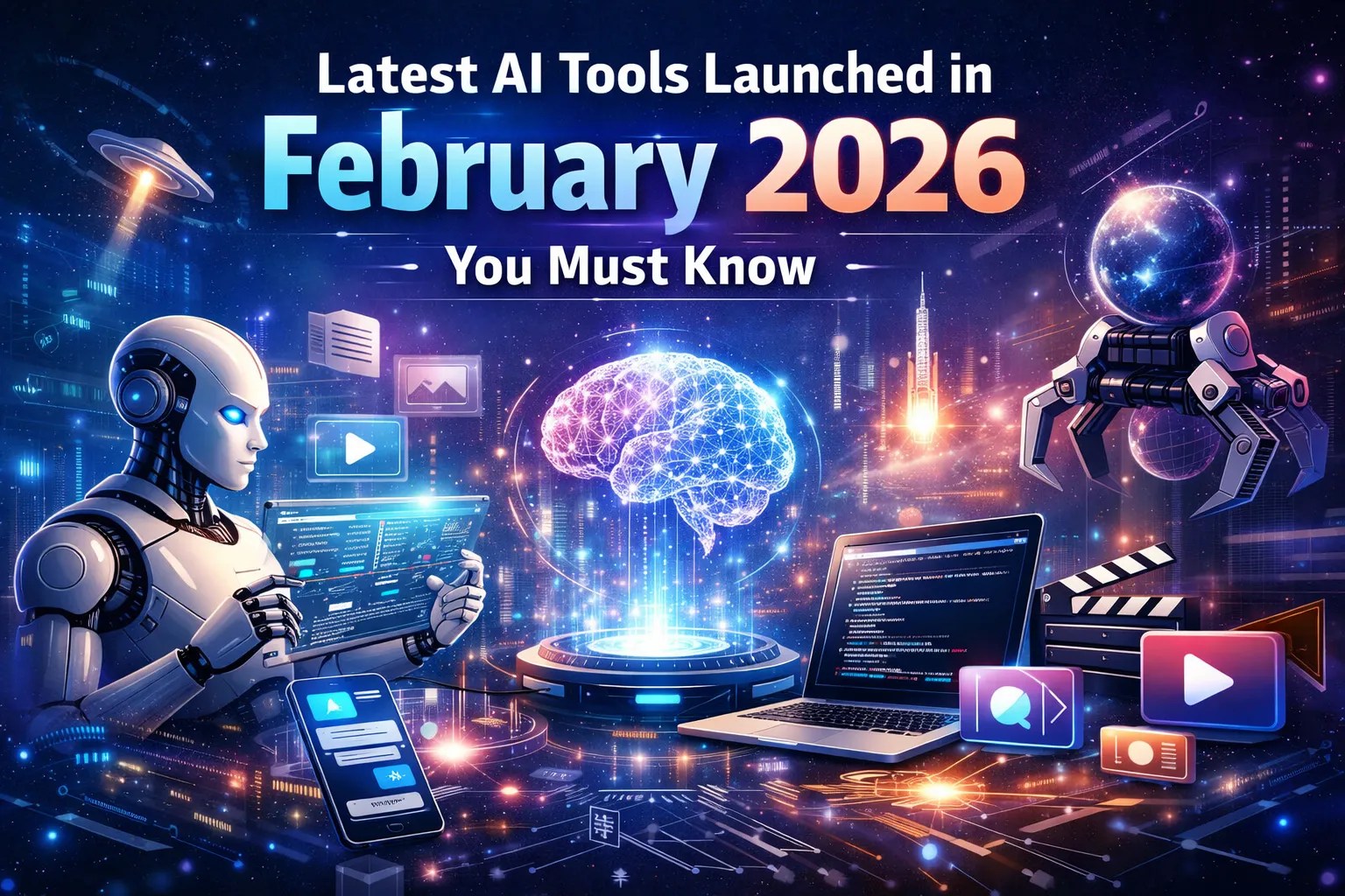 Latest AI Tools Launched In February 2026 You Must Know DSTI Feb Tol.webp