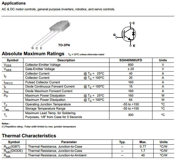 G40n60 Pdf Ultra Fast Igbt Fairchild Datasheetgo Com G40n60 Pdf Ultra Fast Igbt Fairchild Datasheetgo Com