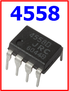 There are millions of these vintage chips out there in old 70&#x27;s electronics junk. 4558 Dual Operational Amplifier Jrc Datasheetgo Com