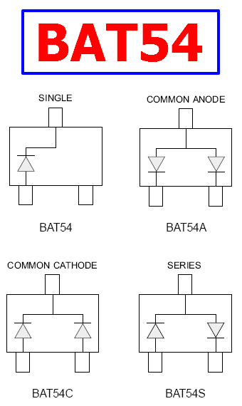 Bat54 Electronic Components