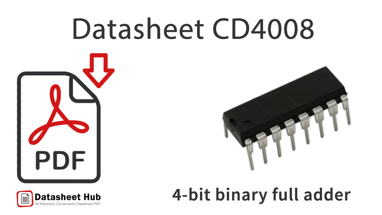 4-bit binary-full-adder-IC-Datasheet