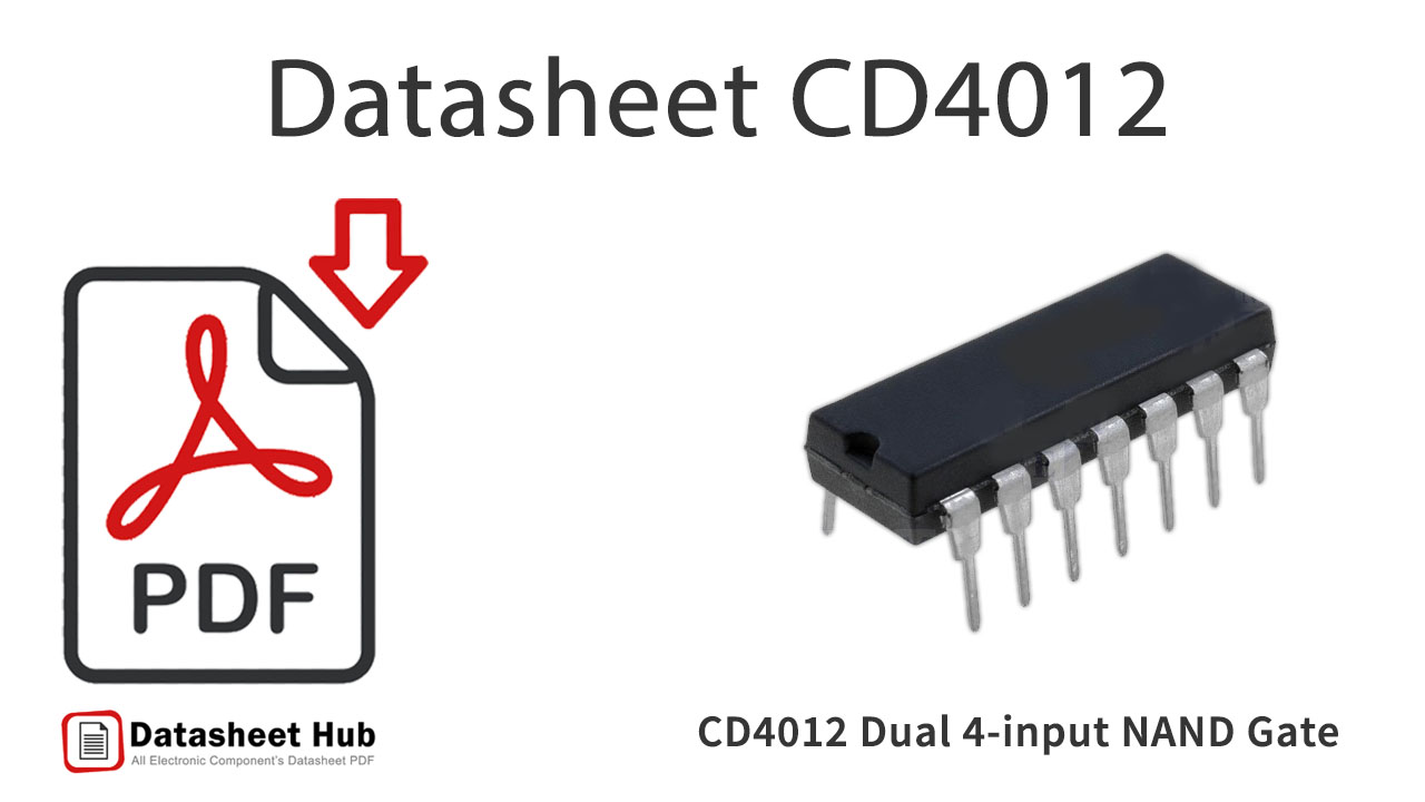 CD4012 Dual 4-input NAND Gate-IC-Datasheet