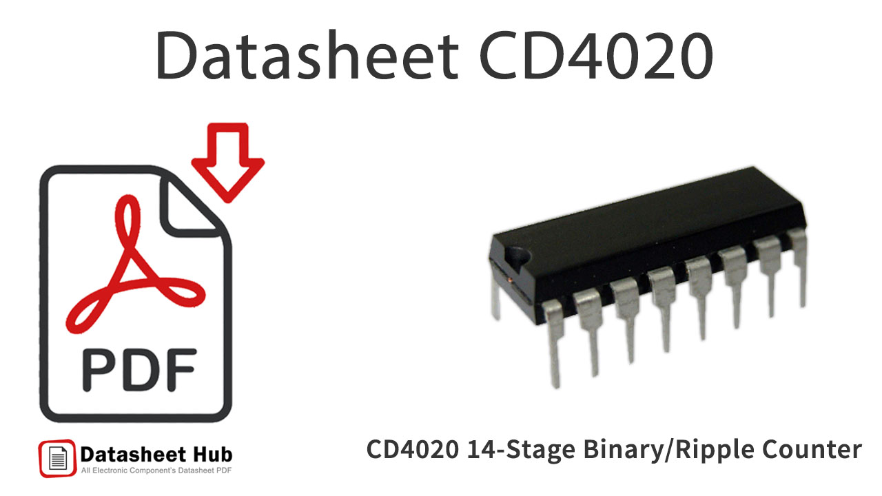 CD4020 14-Stage-Binary-Ripple-Counter-IC-Datasheet