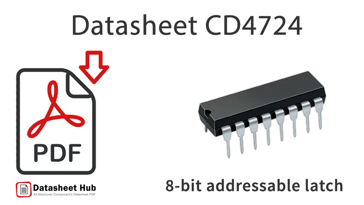 8-bit addressable latch-IC-Datasheet