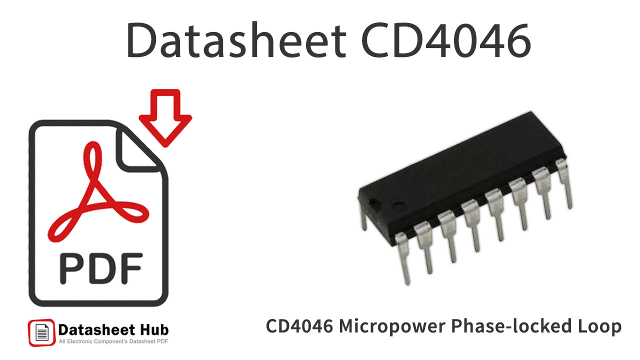 CD4046 Micropower Phase-locked-Loop-IC-Datasheet