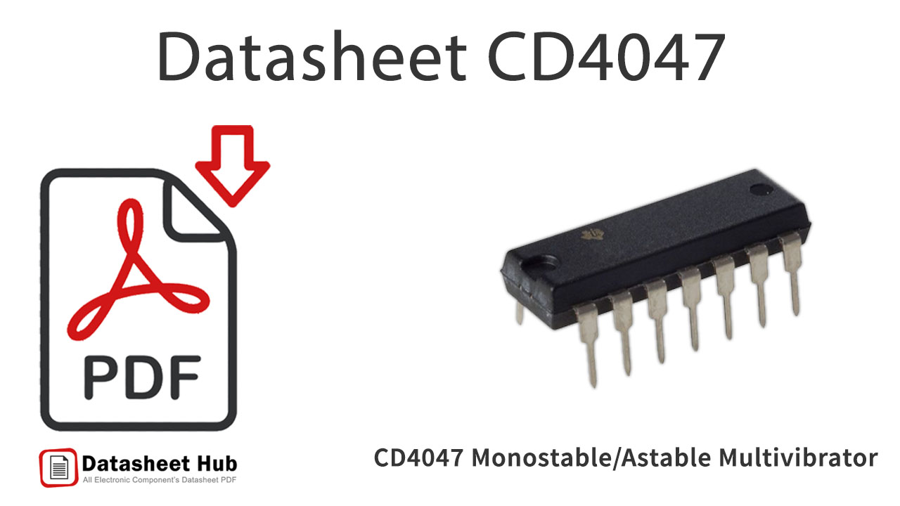 CD4047 Monostable-Astable-Multivibrator-IC-Datasheet