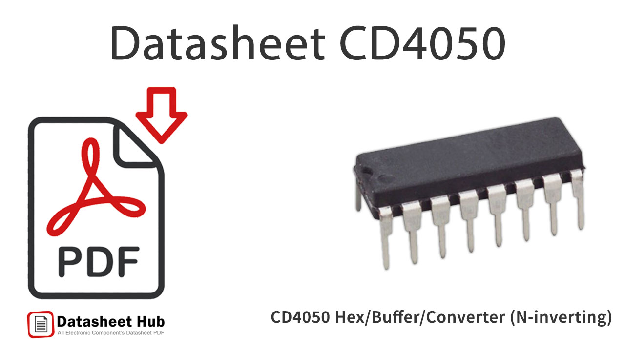 CD4050 Hex-Buffer-Converter (N-inverting)-IC-Datasheet