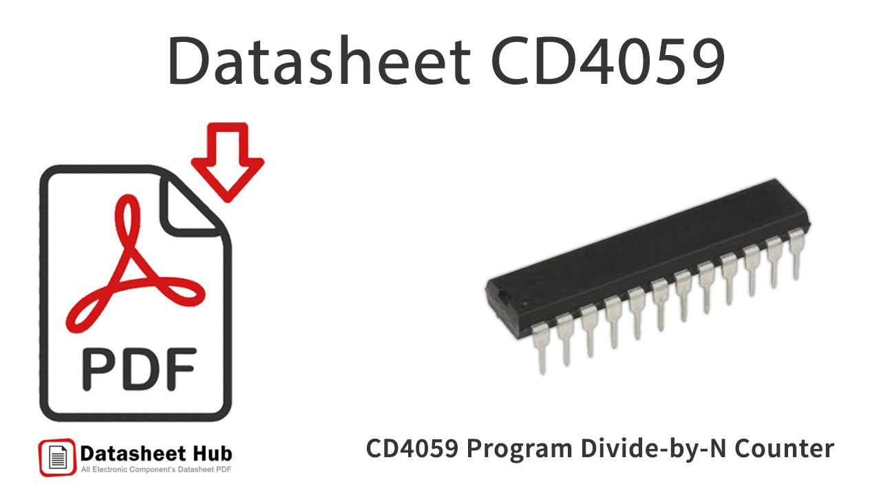 CD4059 Program Divide-by-N Counter-IC-Datasheet