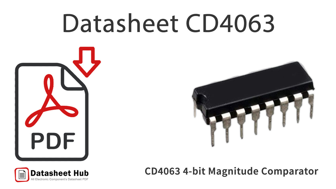 CD4063 4-bit Magnitude-Comparator-IC-Datashet