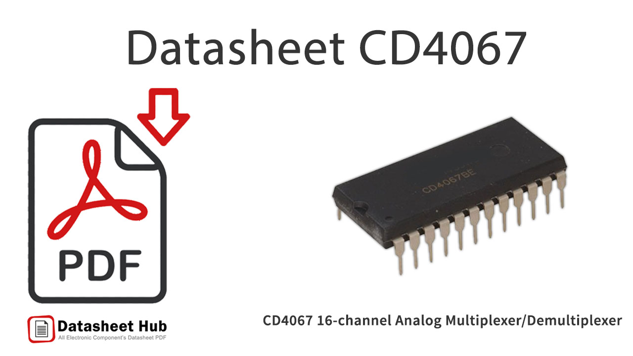 CD4067 16-channel Analog-Multiplexer-Demultiplexer-IC-Datasheet