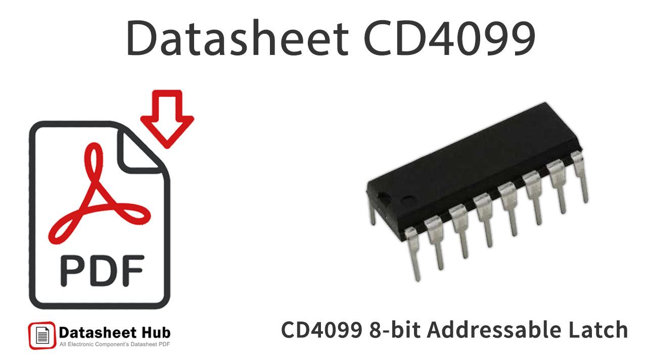 CD4099 8-bit Addressable -Latch-IC-Datasheet