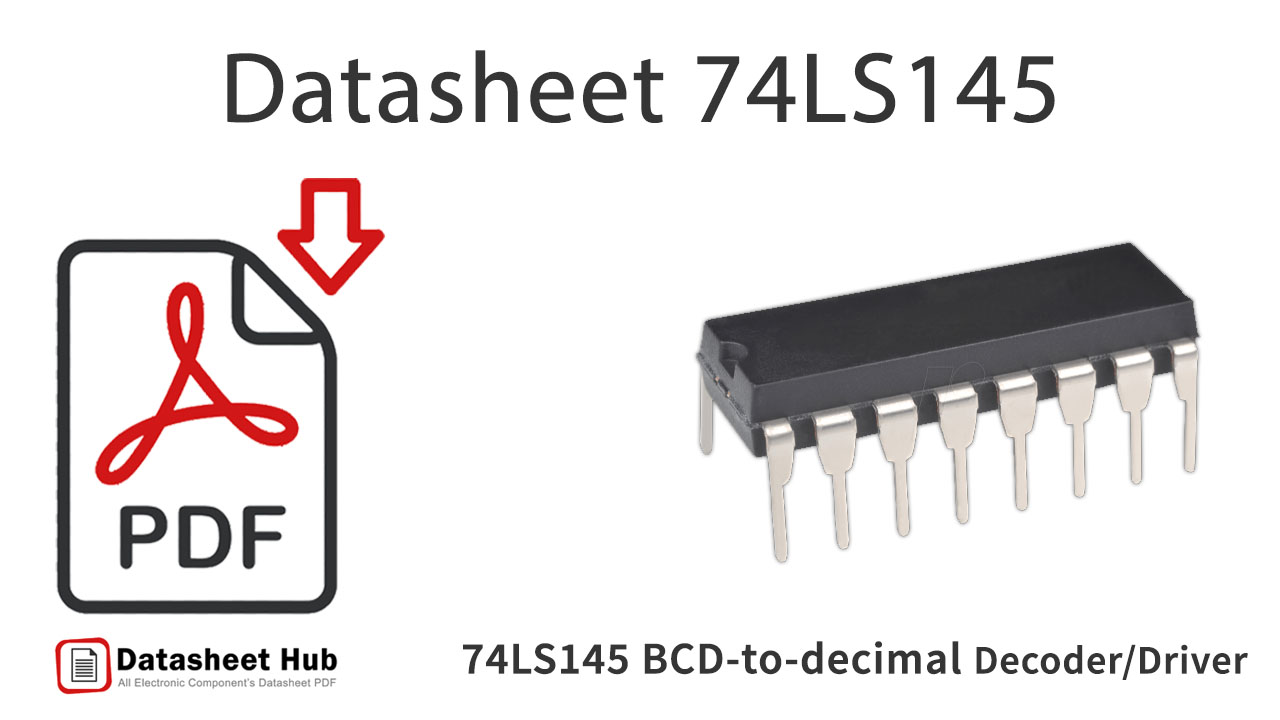 74LS145 BCD-to-decimal-Decoder-Driver-IC-Datasheet