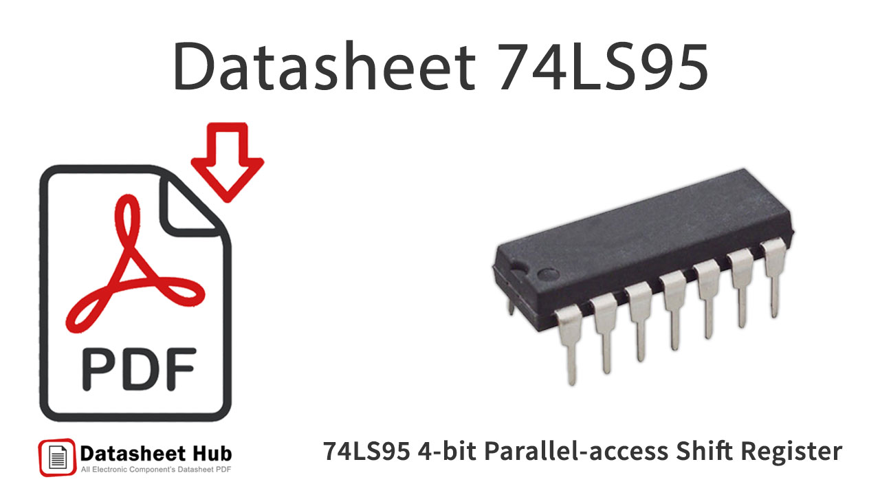 74LS95 4-bit Parallel-access-Shift-Register-IC-Datasheet