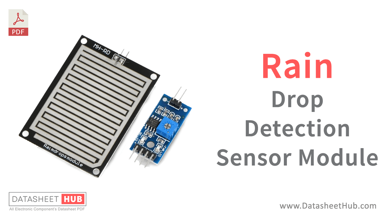Rain Drops Detection Sensor Module