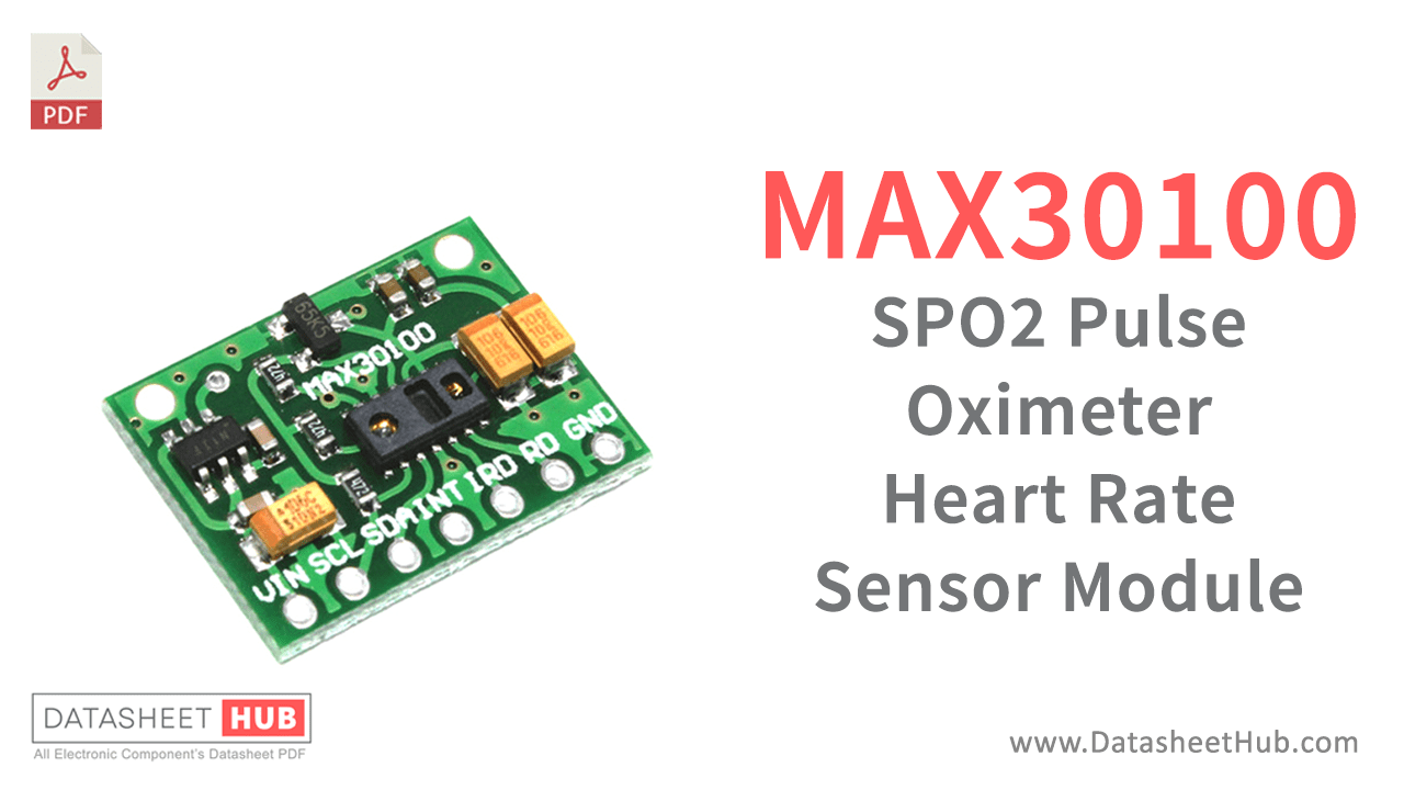 MAX30100 SPO2 Pulse Oximeter Heart Rate Sensor Module