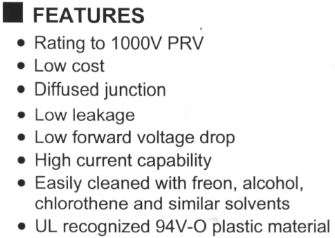 1n4003 Datasheet Pdf Fuji Electric
