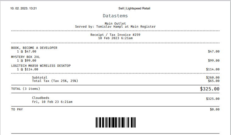 Cloudbeds X Series Lightspeed Integration - High Quality Geometric Pattern - Desktop