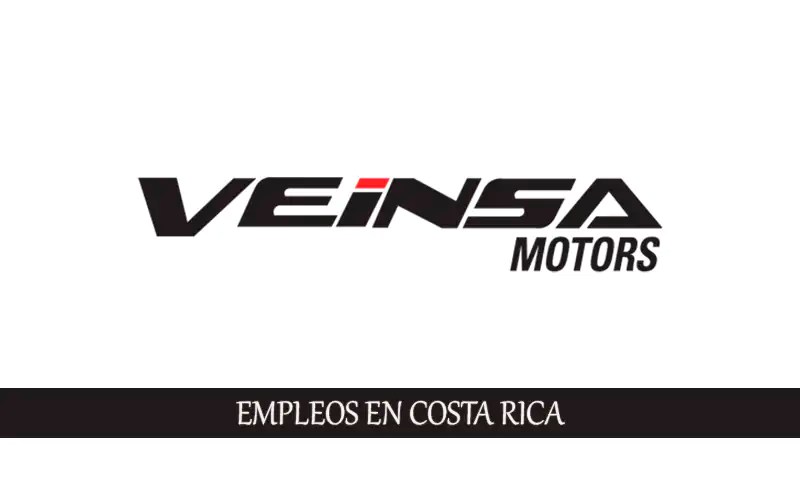 Veinsa Motors requiere colaboradores en diferentes áreas