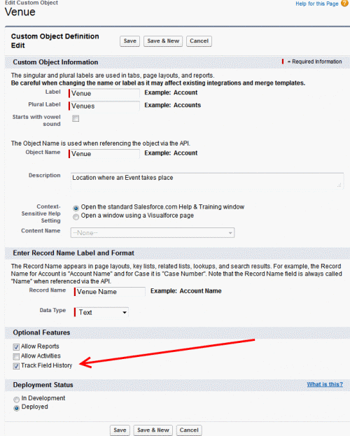 Report on Field Changes in Salesforce Dave Helgerson