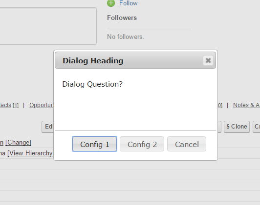 jQueryUI Modal Dialog