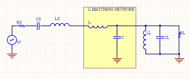 L Matching Network Calculator