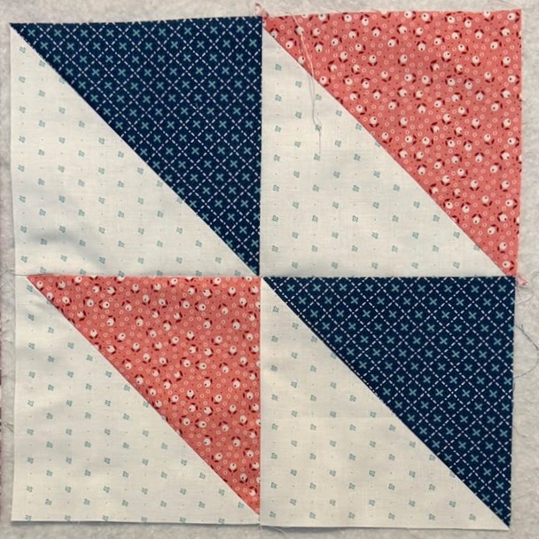 How to Make a Half Square Triangle Quilt Block