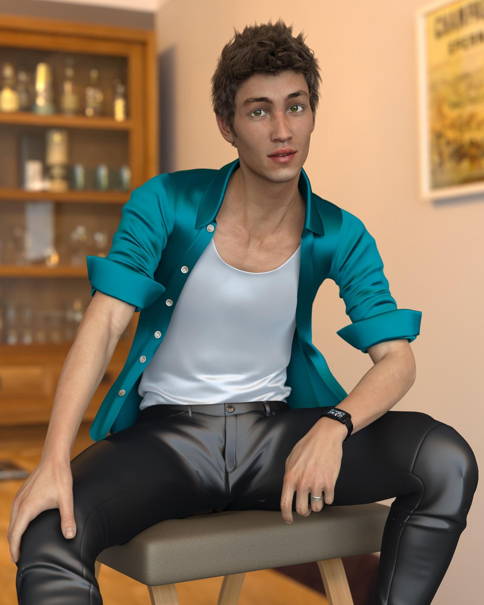 Metallic dot satin shaders for iray