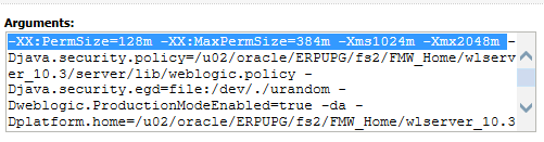 » Changing OACORE java heap size in Oracle E-Business Suite R12.2.x