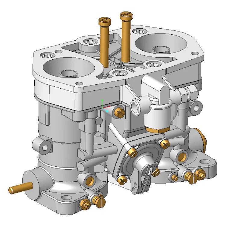 310025 Weber Idf 40 Carb 3d Cad Model Dbbp Shop