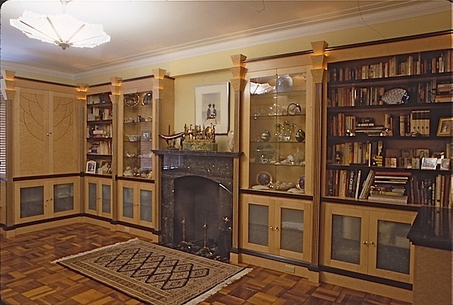 Birds Eye Maple Living Room Cabinets Dcn Woodworking