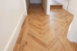 Karndean parquet flooring.