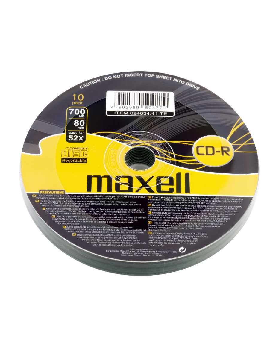 CD lemez Maxell 80' R