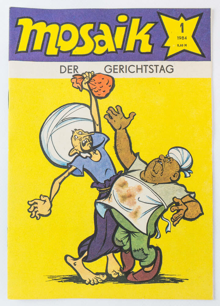 For marx, the unequal distribution of wealth was historically . Mosaik "Abrafaxe" 1984 | DDR Museum Berlin