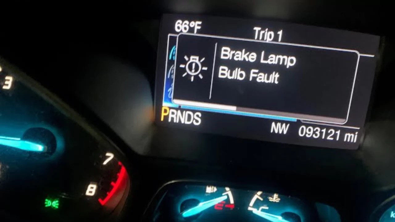 Brake Lamp Bulb Fault Mean