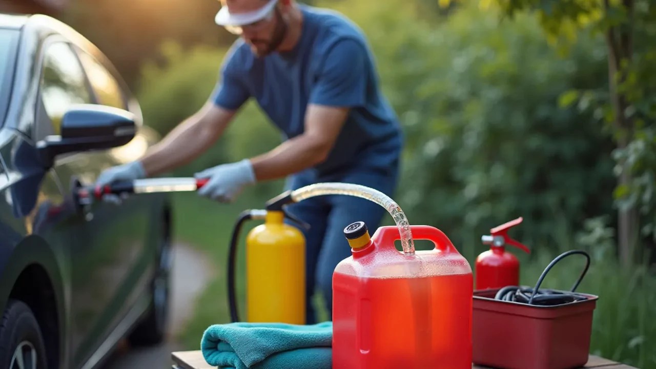 Siphon Gas in Emergency